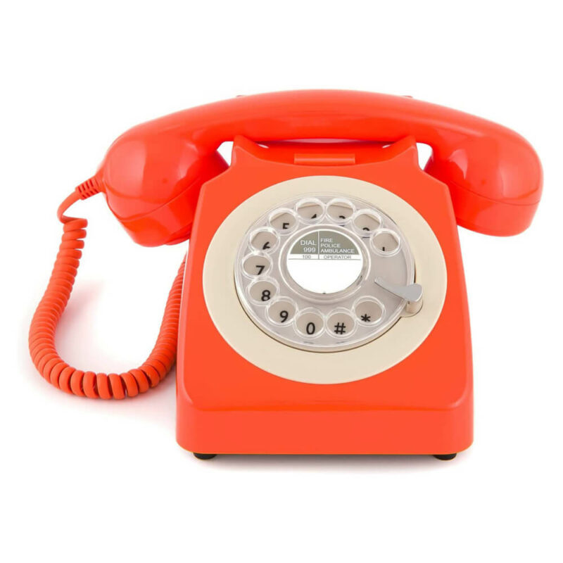 Téléphone Livre d'or Audio Orange