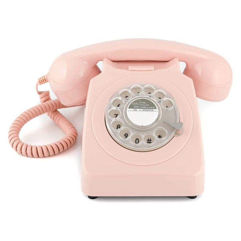 Téléphone Livre d'or Audio Rose